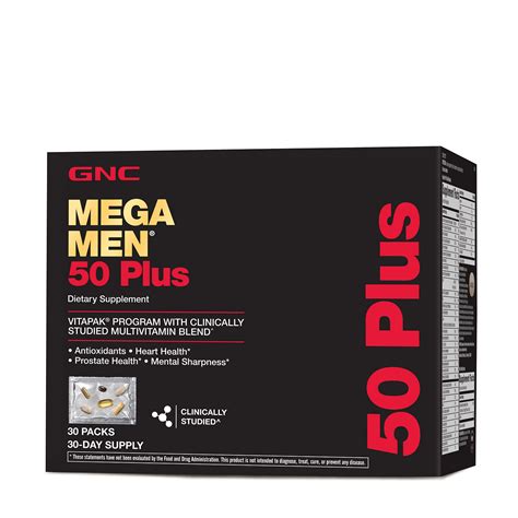 gnc mega men 50 plus side effects.
